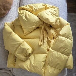 Women’s Yellow Puffer Jacket - Lightweight Warmth